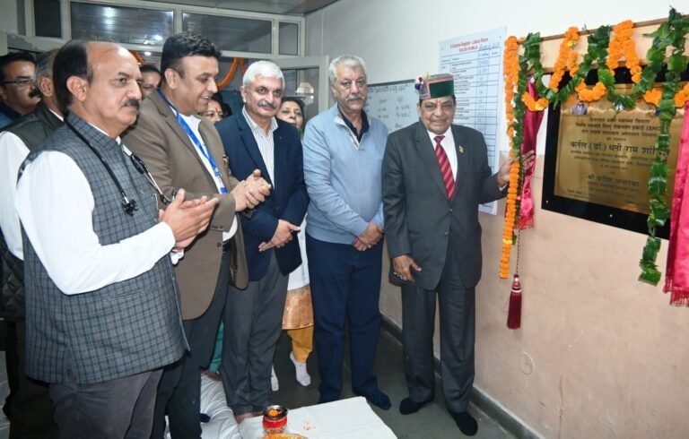 Shimla: स्वास्थ्य मंत्री ने शिमला के रिपन अस्पताल में मॉड्यूलर ओटी और नवजात इकाई का किया शुभारंभ