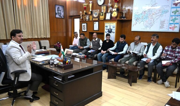 Shimla: राज्य आपदा प्रबंधन प्राधिकरण को भेजे जाएंगे ₹125 करोड़ के 3 प्रस्ताव – उपायुक्त अनुपम कश्यप