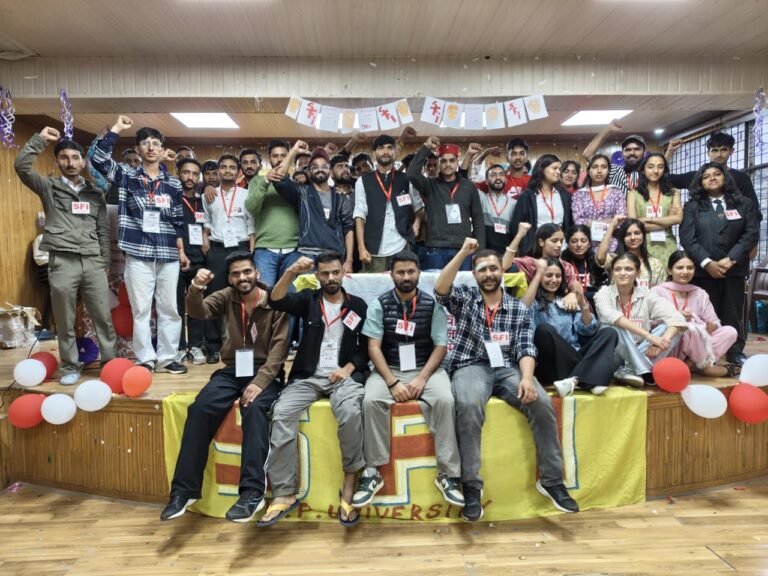 Shimla: SFI हिमाचल प्रदेश विश्वविद्यालय इकाई का 40वां सम्मेलन संपन्न, योगी सिंघानिया बने इकाई प्रधान