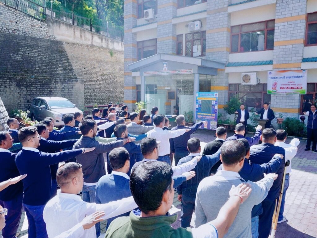 Rampur Bushahr: नाथपा झाकड़ी हाइड्रो पॉवर स्टेशन में सतर्कता जागरूकता सप्ताह 2025 का शुभारंभ