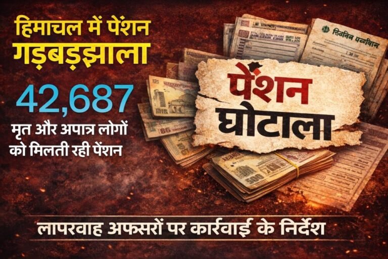 हिमाचल में पेंशन गड़बड़झाला : 42,867 मृत और अपात्र लाभार्थियों को मिलती रही पेंशन