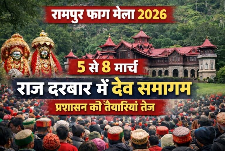 रामपुर फाग मेला 2026 : 5 से 8 मार्च तक राज दरबार में देव समागम, प्रशासन ने तैयारियां की तेज