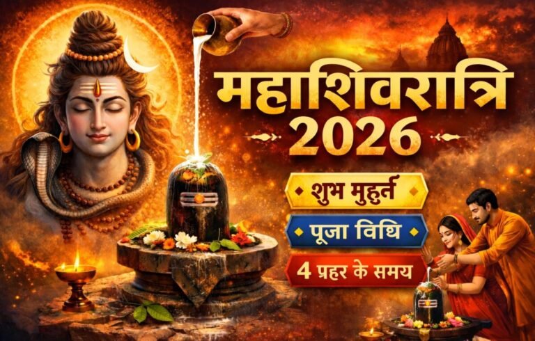 Maha Shivratri 2026 : जानें 4 प्रहर की पूजा का मुहूर्त, मंत्र और पूजन विधि