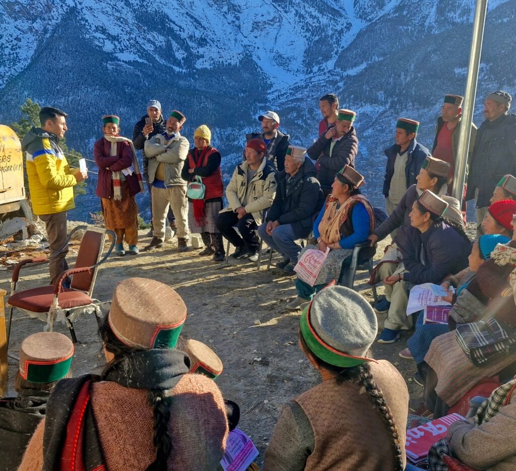 Kinnaur: श्रमिकों के लिए ई-केवाईसी जागरूकता शिविर का सफल आयोजन – ग्राम पंचायत रारंग, किन्नौर