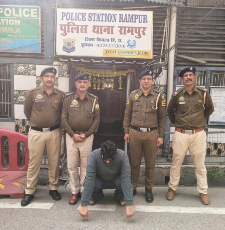 Rampur Bushahr: रामपुर में PIT NDPS एक्ट के तहत बड़ी कार्रवाई: आदतन नशा तस्कर सतपाल तीन माह के लिए जेल भेजा गया