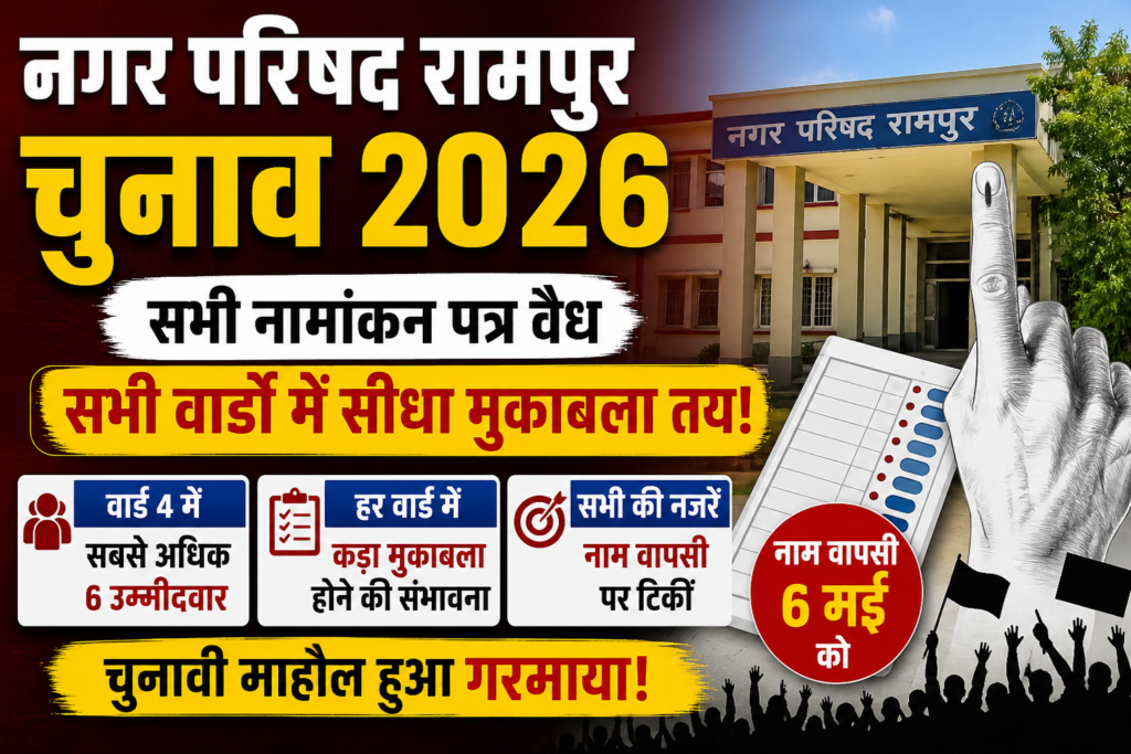 Rampur Bushahr: नगर परिषद रामपुर चुनाव: स्क्रूटनी में सभी नामांकन वैध, अब 6 मई की नाम वापसी पर नजर