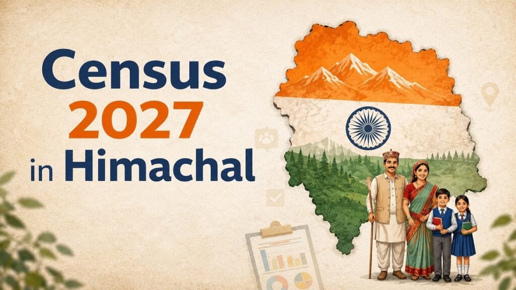Census 2027: हिमाचल में 1 जून से शुरू होगी डिजिटल स्वगणना, घर बैठे भर सकेंगे परिवार की पूरी जानकारी
